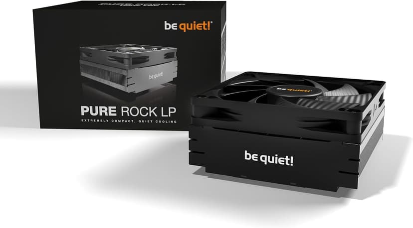 be quiet! Pure Rock Low Profile 100W TDP CPU Cooler | Intel 1700 1200 1150 1151 1155 | AMD -AM5 AM4 | BK034