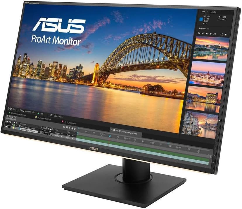 ASUS ProArt PA329C 32” 4K (3840 x 2160) HDR10 DisplayHDR600 Monitor 100% Adobe RGB IPS Eye Care DisplayPort USB Type-C HDMI, Black