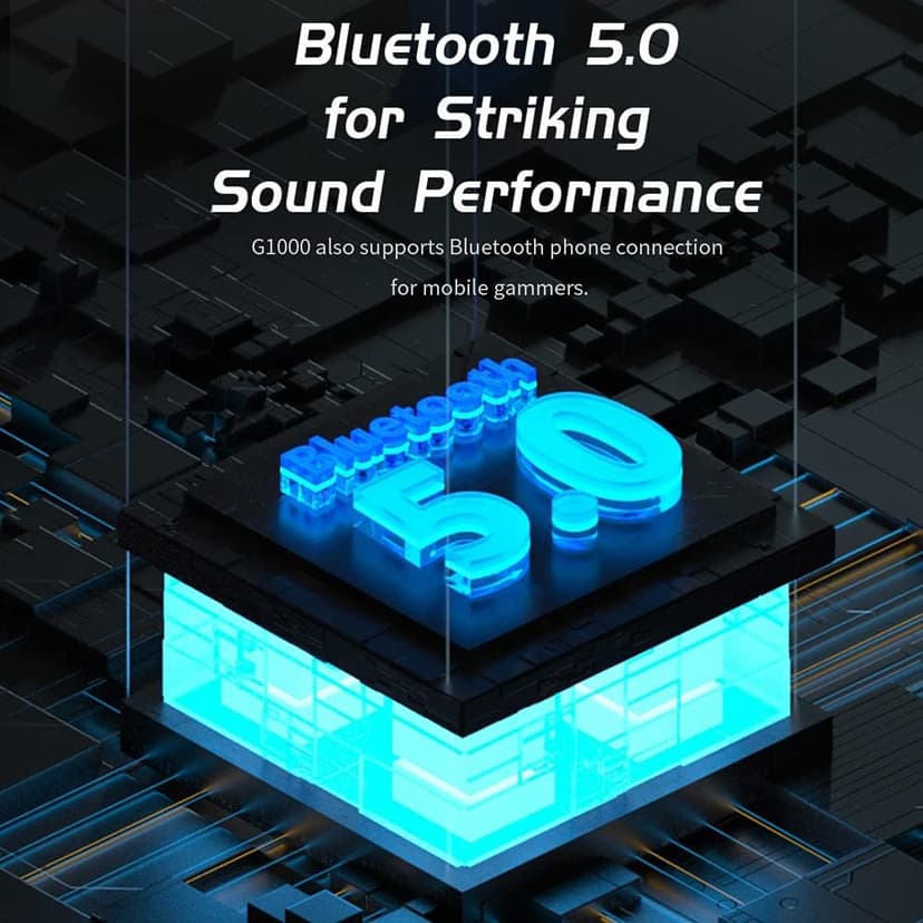 Edifier Bluetooth 5.3 Gaming Speakers,10W PC USB Computer Speakers for Laptop Desktop 3.5mm aux Input Hecate G1000 Black