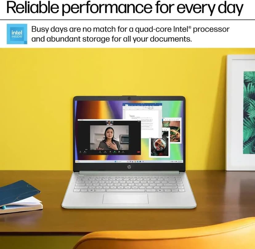 HP 14 Ultrabook • Back to School Limited Edition w/Microsoft 365 • Intel 4-Core CPU • 16GB RAM • 1.6TB Storage (128GB OnBoard w/ 512GB Portable Drive + 1TB OneDrive) • Willow Green • Win 11