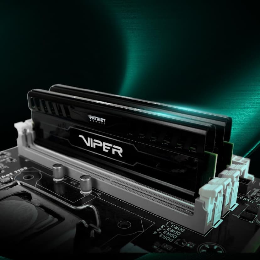 Patriot Viper 3 DDR3 RAM 16GB (2X8GB) 1600MHz CL9 1.5v UDIMM Desktop Gaming Memory Kit Compatible with XMP - PV316G160C9K