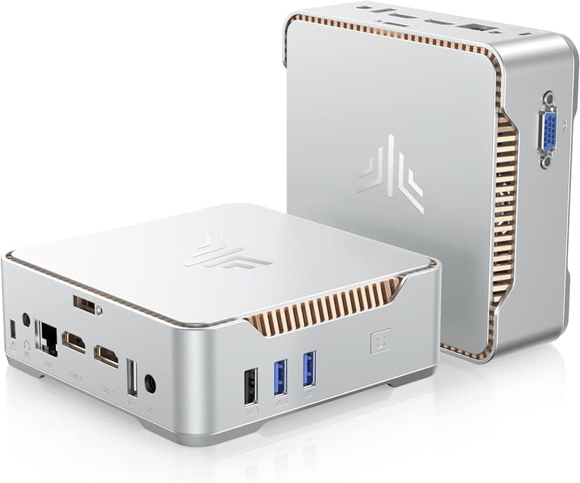 KAMRUI GK3 Plus Mini PC 16GB RAM 512GB M.2 SSD, Intel 12th Alder Lake N95 (up to 3.4GHz) Micro PC, 2.5''SSD, Gigabit Ethernet, 4K UHD, WiFi, BT, VESA/Home/Business Mini Desktop Computer