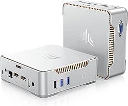 KAMRUI GK3 Plus Mini PC 16GB RAM 512GB M.2 SSD, Intel 12th Alder Lake N95 (up to 3.4GHz) Micro PC, 2.5''SSD, Gigabit Ethernet, 4K UHD, WiFi, BT, VESA/Home/Business Mini Desktop Computer