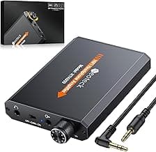 Neoteck Portable 3.5mm Headphone Amplifier Two-Stage Gain Switch, 16-150 Ohm, Aluminum Matte Surface