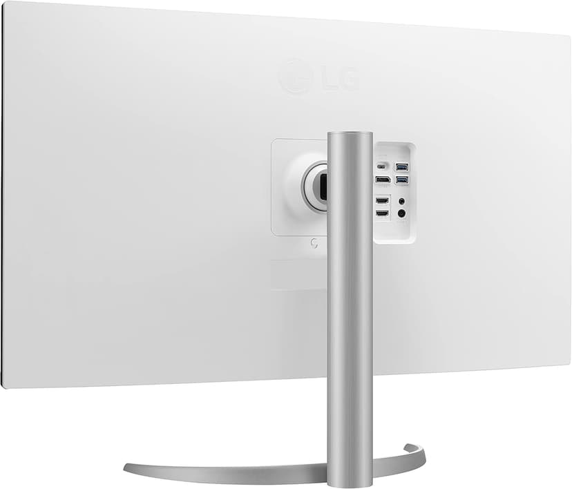 LG 32UP83AK-W 32-inch Ultrafine 4K UHD (3840 x 2160) IPS Computer Monitor, 60Hz, HDR10, Built-in Speaker, Reader Mode, HDMI, DisplayPort, USB Type-C 60W PD, Tilt/Height/Pivot Adjustable Stand, White