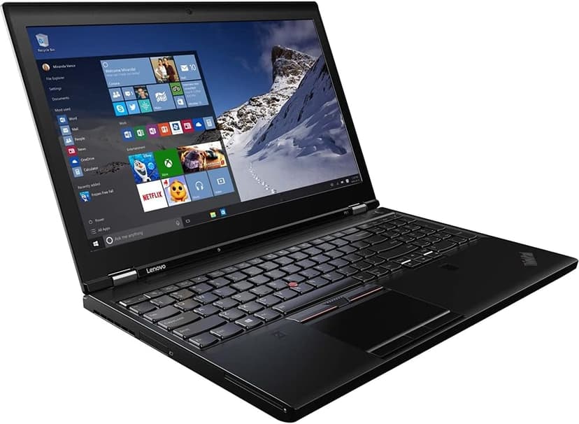 Lenovo ThinkPad P51 15.6 FHD, Core i7 7820HQ 2.9GHz, 32GB RAM, 512GB Solid State Drive, Windows 10 Pro 64Bit, CAM, (Renewed)
