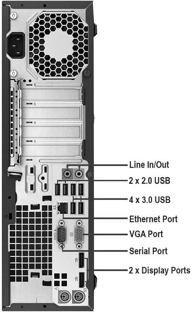 HP Trading Optimized PC Bundle Intel Core i5 6th Gen,32GB RAM,512 nvme SSD, 2 New 24€ Monitors, 2 Network Cards, Trading Platform Support, 4 in 1 USB HUB, Key Board & Mouse Windows 10 Pro (Renewed)