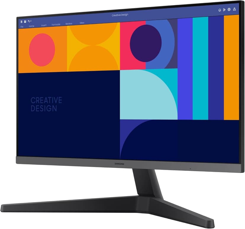 Samsung 24-Inch S33GC Series Business Essential Computer Monitor, IPS Panel, Tilt Only Display Stand, 100Hz, HDMI and DisplayPort, AMD FreeSync, Advanced Eye Care, LS24C332GANXZA, 2023
