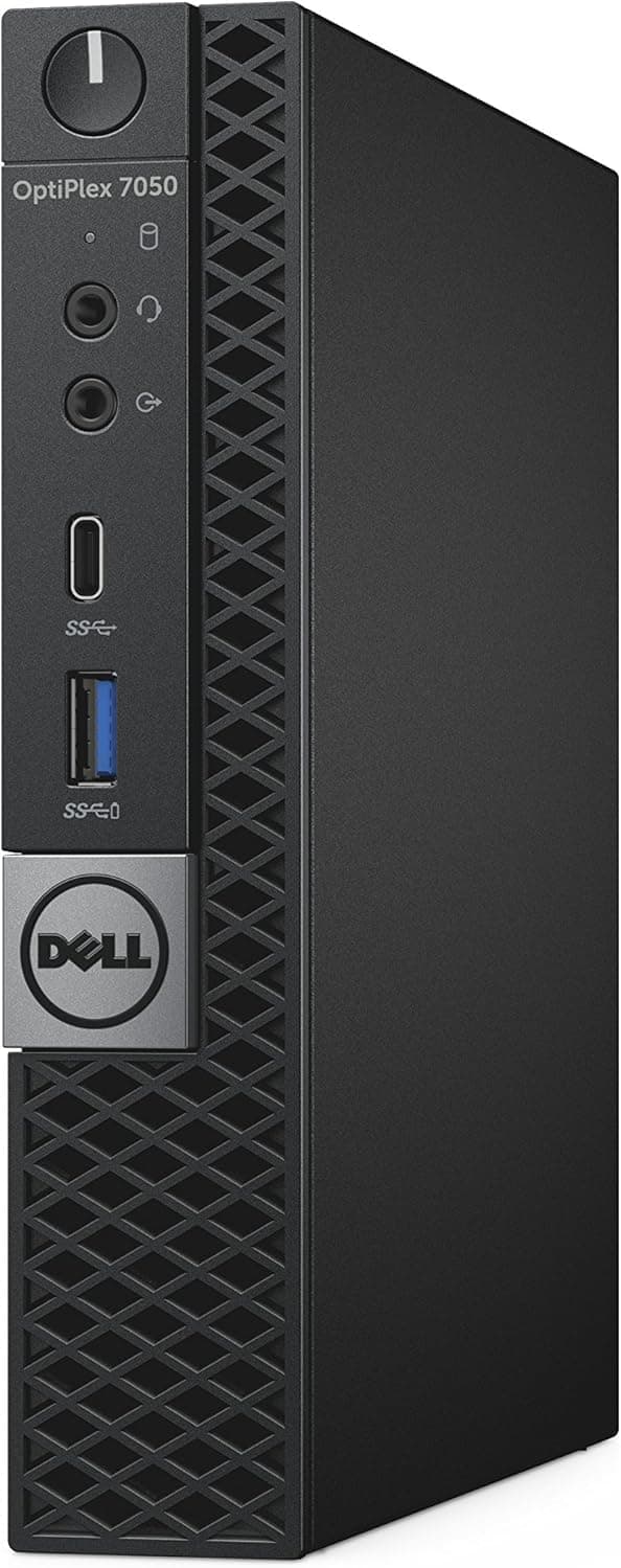 Dell OptiPlex 7050 mini Desktop Computer PC with 24" FHD Monitor, Intel Core i5-6500, 16GB RAM, 256GB SSD, Wi-Fi, Bluetooth, Keyboard & Mouse, Windows 11 Pro (Renewed)