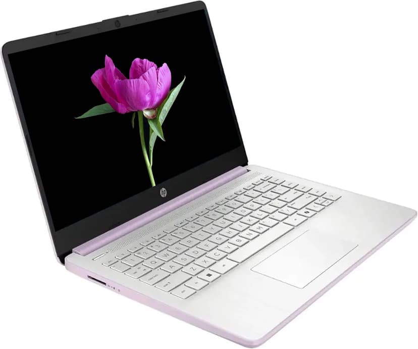 HP AI-Powered 14" HD Laptop with Microsoft Office and 1TB Cloud Storage Included for 1-Year| 16GB RAM|128GB SSD & 128GB Portable SSD| Intel 4-Core CPU| Webcam|Ultra Light| Windows 11| RK Bundle|Purple