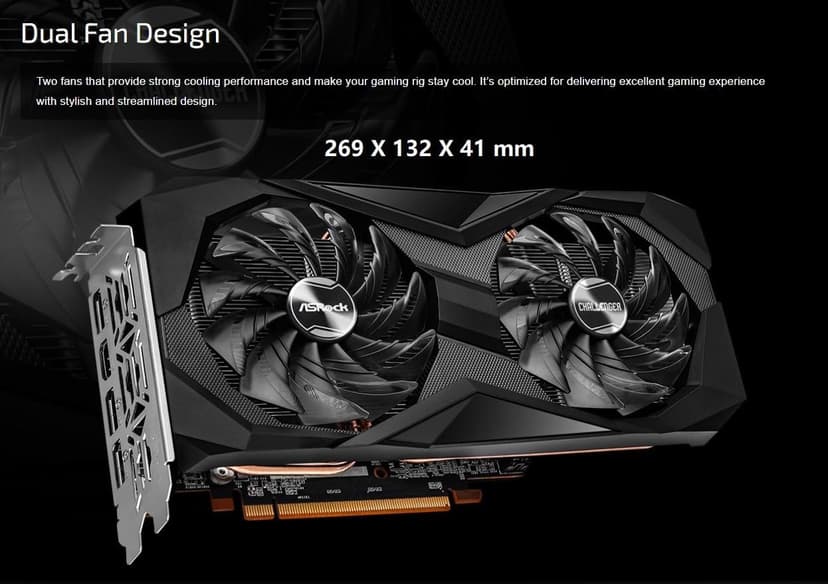 ASRock RX 6600 8GB CLD Challenger D gddr6