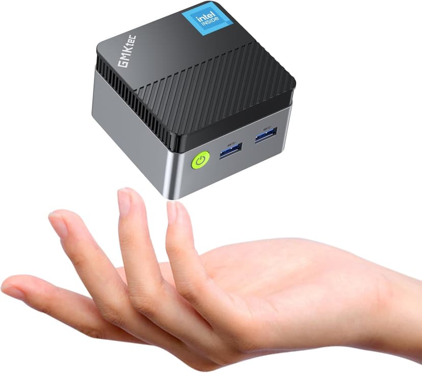 GMKtec Mini PC NucBox G5, Intel 12th Gen Alder Lake N97 (up to 3.6GHz), 12GB RAM 256GB M.2 SSD, Home, Business, Office Mini Computer, 4K UHD Dual HDIMI, RJ45 Ethernet