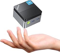 GMKtec Mini PC NucBox G5, Intel 12th Gen Alder Lake N97 (up to 3.6GHz), 12GB RAM 256GB M.2 SSD, Home, Business, Office Mini Computer, 4K UHD Dual HDIMI, RJ45 Ethernet
