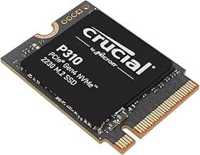 Crucial P310 2TB PCIe Gen4 2230 NVMe M.2 SSD - Up to 7,100 MB/s - Uplevel Your Console - Internal Solid State Drive (PC) - CT2000P310SSD2​​