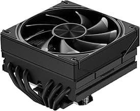 upHere Low Profile CPU Cooler Φ6mm*6 Low Profile Cooler 120mm Fan Low Profile CPU Cooler AM4 Compatible with AM5/Intel LGA 2011/2066(X79/X99)/1851/1700/1200/1150/1121/1155/1156/1366/1356/AM3/AM2/AM3+