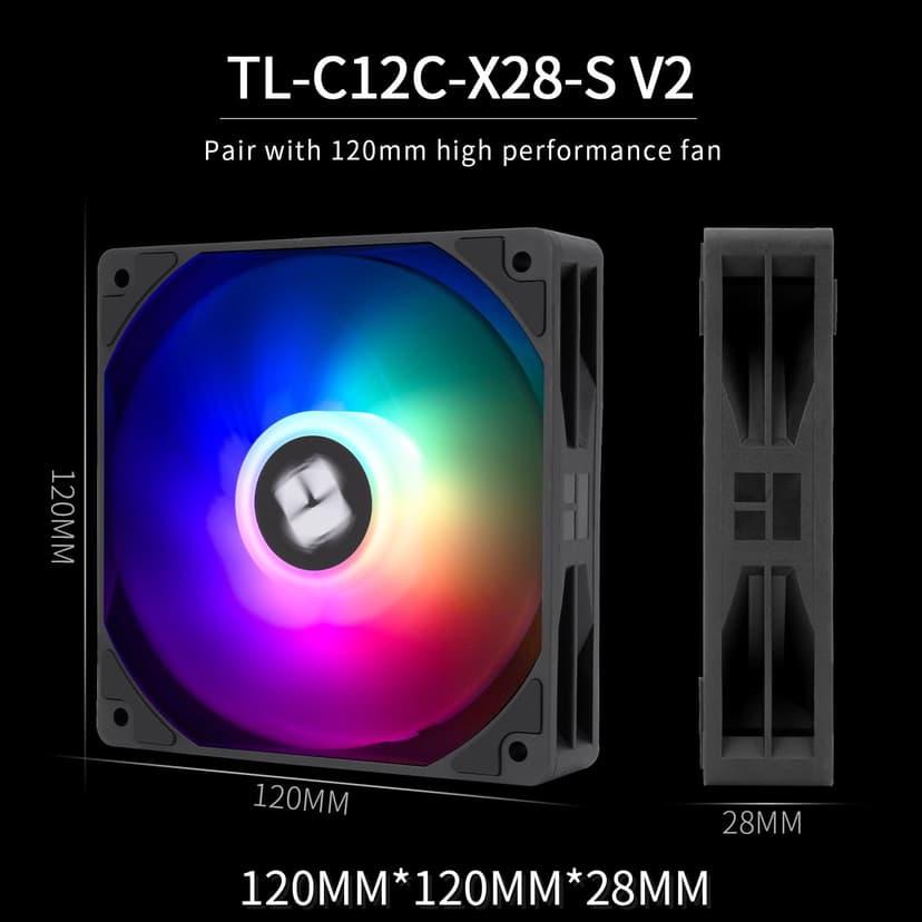 Thermalright Peerless Assassin 120 Digital ARGB Black CPU Air Cooler, Digital Screen Top Cover,6 Heatpipes Computer CPU Cooler, for AM4/AM5,Intel LGA1700/1851/1150/1151/1200, PC Cooler-Black ARGB