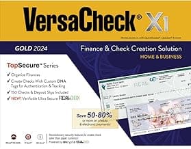 VersaCheck X1 Gold 2024 - Finance and Check Creation Software [PC Download]