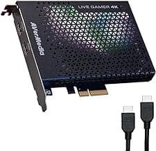 AVerMedia GC573 Live Gamer 4K, Internal Capture Card, Stream and Record 4K60 HDR10 with ultra-low latency on PS5, PS4 Pro, Xbox Series X/S, Xbox One X, in OBS, Twitch, YouTube