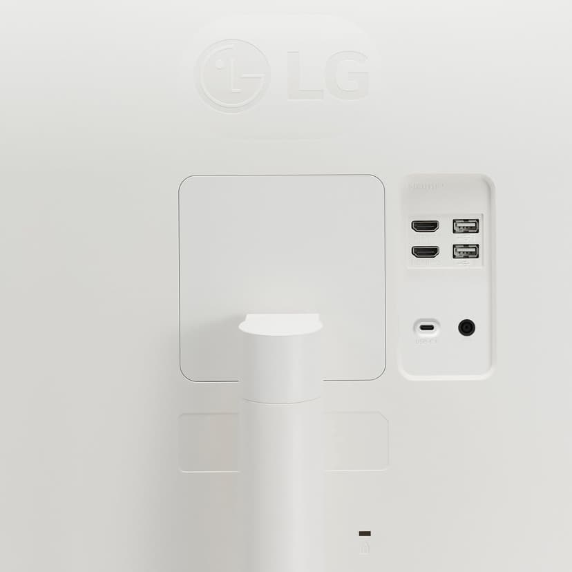 LG 34SR63QA-W 34 inch Smart Curved Monitor with Streaming TV, QHD 1440p, UltraWide Screen, USB Type-C 65W PD, 1800R, webOS, HDR10, 100Hz, Built-in Speaker, AirPlay2, Screen Share, Bluetooth, White