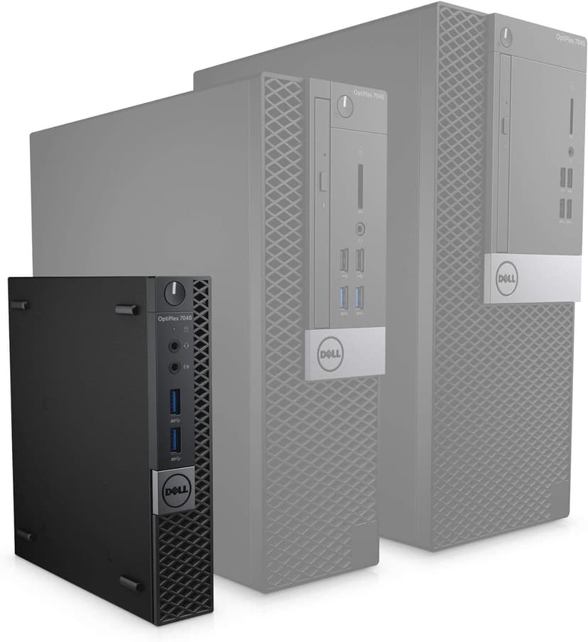 Dell Optiplex 7040 Micro Form Factor Desktop, Intel Quad Core i5 6500T 2.5Ghz, 16GB DDR4, 256GB NVMe SSD, Wi-Fi, HDMI, Windows 10 Pro (Renewed)