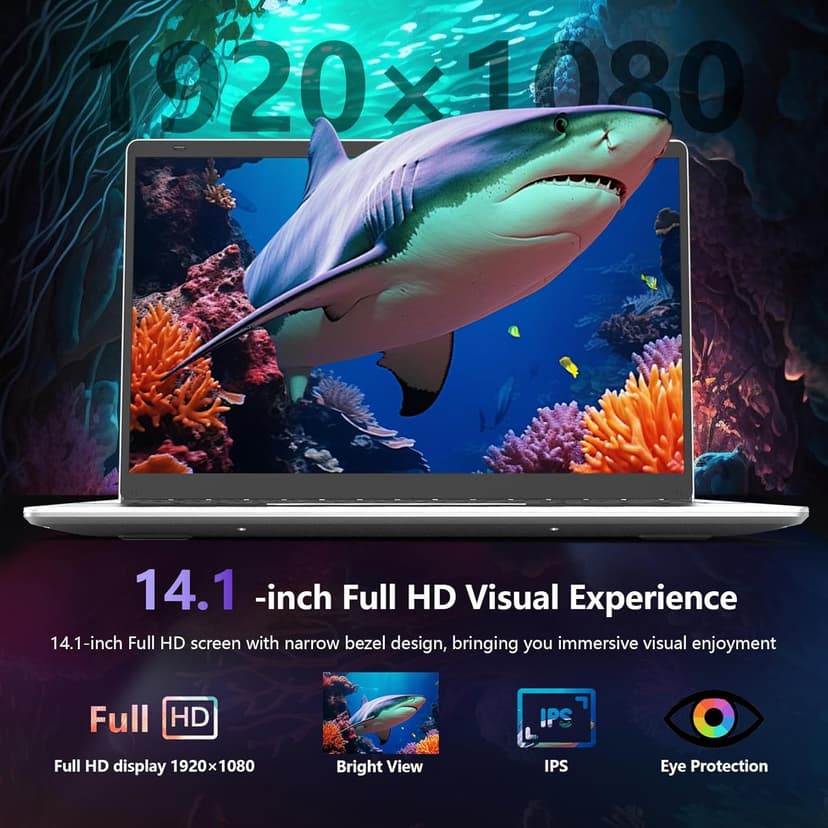 ANTEMPER 14.1 Inch Windows 11 Laptop Computer, 256GB SSD 8GB RAM, Intel Celeron N4020C(up to 2.8GHz), Full HD 1920x1080 Laptops, Mini HDMI, USB3.0, Webcam, TF Card, Type-c, 5000mAh Battery, Gray