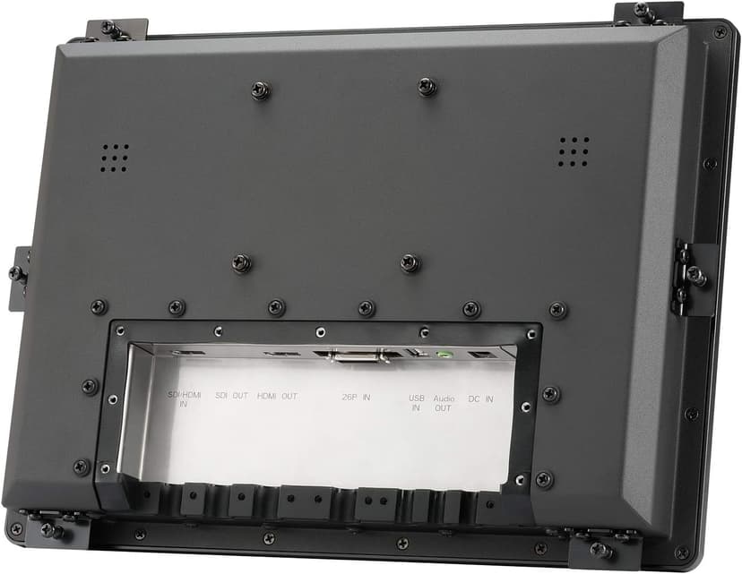 12.1" inch Capacitive Touchscreen All Weather Rugged IP67 IK08 Waterproof Display Monitor with HDMI VGA USB DVI Video Inputs 1280x800 Native Resolution, 16x9 Aspect Ratio - 1219GNH