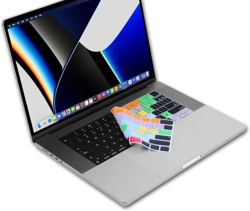 XSKN Ableton Live Shortcuts US Version Keyboard Silicone Skin Cover Fits for Apple Since 2021 Released MacBook Air MacBook Pro 13.6 15.3 14.2 16.2 Inch with M1 M2 M3 M4 Chip and Touch ID