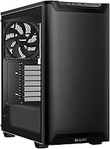 be quiet! Pure Base 501 Black PC case | 2 Preinstalled Quiet Fans | Mid Case | USB 3.2 Gen | Airflow | BGW74