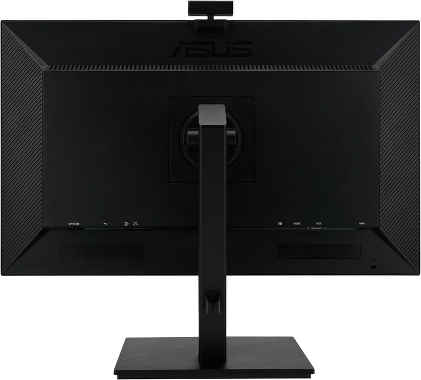 ASUS 27” 1080P Video Conference Monitor (BE279QSK) - Full HD, IPS, Built-in Adjustable 2MP Webcam, Mic Array, Speakers, Eye Care, Wall Mountable, Frameless, HDMI, DisplayPort, VGA, Height Adjustable
