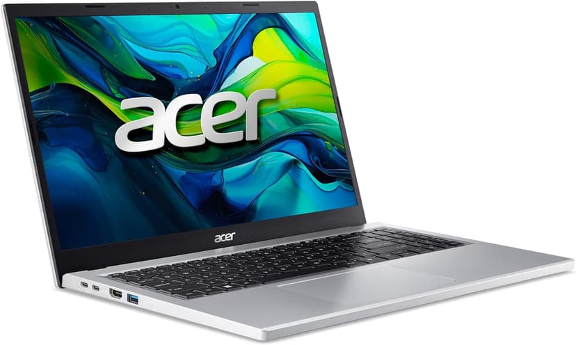 Acer Aspire Go 15 AI Ready Laptop | 15.6" Full HD (1920 x 1080) IPS Display | Intel Core 3 Processor N355 | Intel Graphics | 8GB DDR5 | 128GB UFS | Wi-Fi 6 | Windows 11 Home in S Mode | AG15-32P-39R2