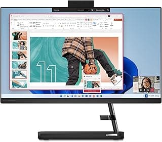 Lenovo IdeaCentre AIO 3i - All in One Desktop - PC Computer - Mouse & Keyboard Included - 21.5" FHD Display - Windows 11-8GB Memory - 256GB Storage - Intel Core i3-1215U