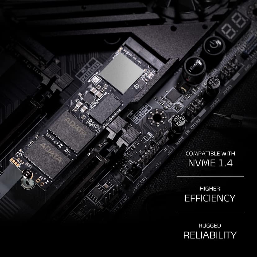 XPG 1TB GAMMIX S70 Blade - Works with PlayStation 5, PCIe Gen4 M.2 2280 Internal Gaming SSD Up to 7,400 MB/s (AGAMMIXS70B-1T-CS)