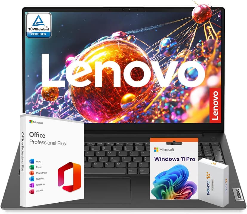 Lenovo V15 Business Laptop with Microsoft Office, Intel 6-core Processor(Up to 4.4 GHz), 15.6" FHD Display, 36GB RAM, 1TB SSD, Ethernet Port RJ-45, Wi-Fi 6, Windows 11 Pro, Copilot AI-Ready, WOWPC USB