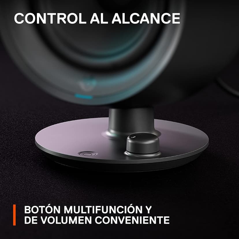 SteelSeries Arena 3 2.0 Desktop Gaming Speakers - Immersive Audio, On-Speaker Controls, 4" Drivers - Wired & Bluetooth - PC, Mac, Mobile