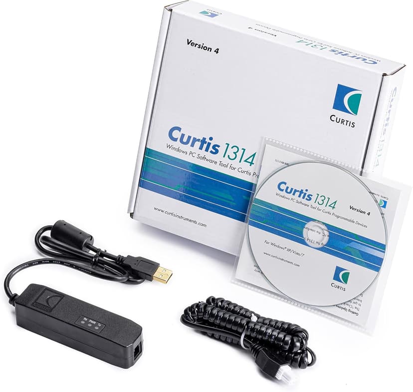1314-4402 New PC Programmer Compatible with Curtis PC Programming Station with 1309 USB Interface Box 1314-4401