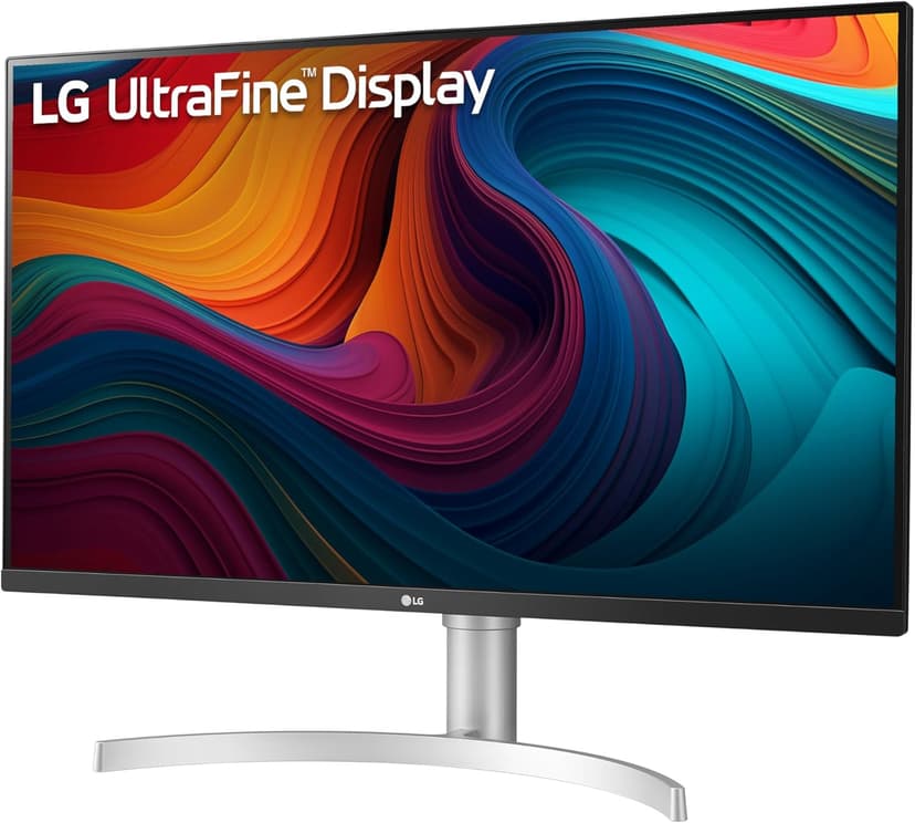LG 32UN650-W Monitor 32" UHD (3840 x 2160) IPS Ultrafine Display, HDR10 Compatibility, DCI-P3 95% Color Gamut, AMD FreeSync, 3-Side Virtually Borderless Design, Height Adjustable Stand - Silve/White