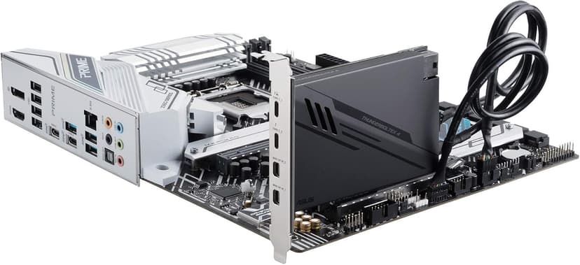 ASUS ThunderboltEX 4 with Intel® Thunderbolt™ 4 JHL 8540 Controller, 2 USB Type-C Ports, up to 40Gb/s bi-Directional Bandwidth, DisplayPort 1.4 Support, up to 100W Quick Charge, Black