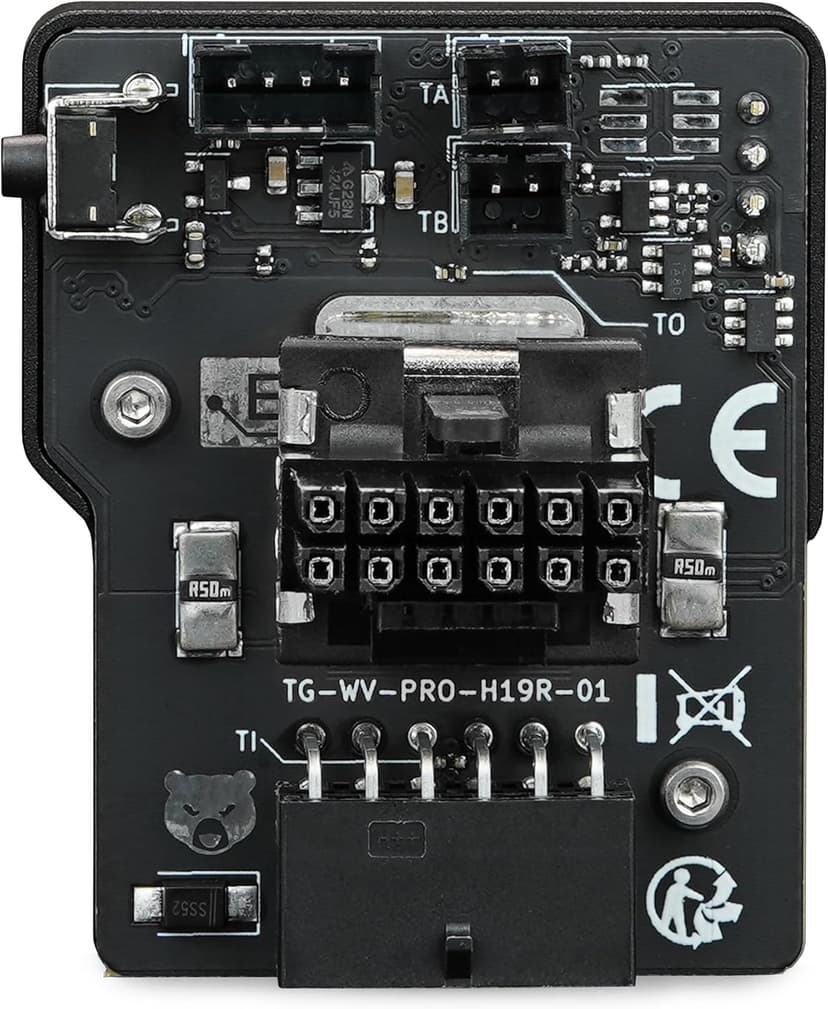 Thermal Grizzly WireView Pro GPU 90° - 1x12VHPWR 90° Reversed - Advanced Power Meter for Graphics Cards - OLED Display - Temperature Sensors - Monitoring Tool - Made in Germany
