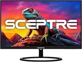 Sceptre 27" IPS 2K Monitor QHD 2560 x 1440 75Hz Edgeless DisplayPort HDMI Build-in Speakers Machine Black