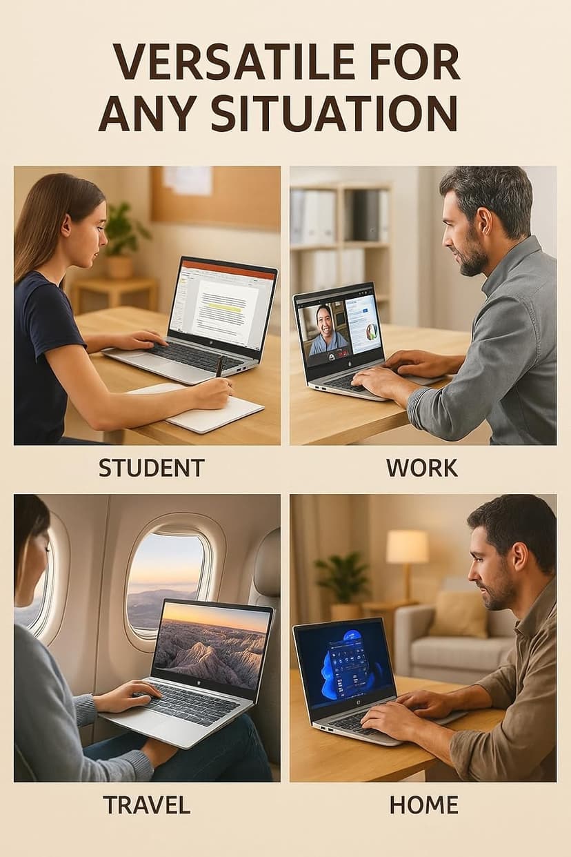 HP 255-G10 Business Laptop Computer - w/Office Lifetime • 15.6" Full HD • Ryzen 3 7330U (up to 4.3 GHz) • Wi-Fi 6 -Windows 11 Pro, for Person Use or Work, Silver(64GB RAM, 2TB SSD)