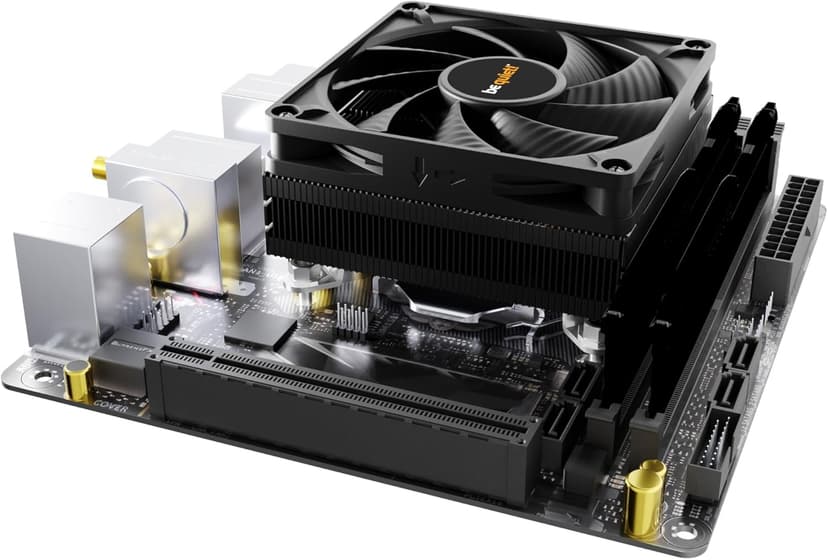 be quiet! Pure Rock Low Profile 100W TDP CPU Cooler | Intel 1700 1200 1150 1151 1155 | AMD -AM5 AM4 | BK034