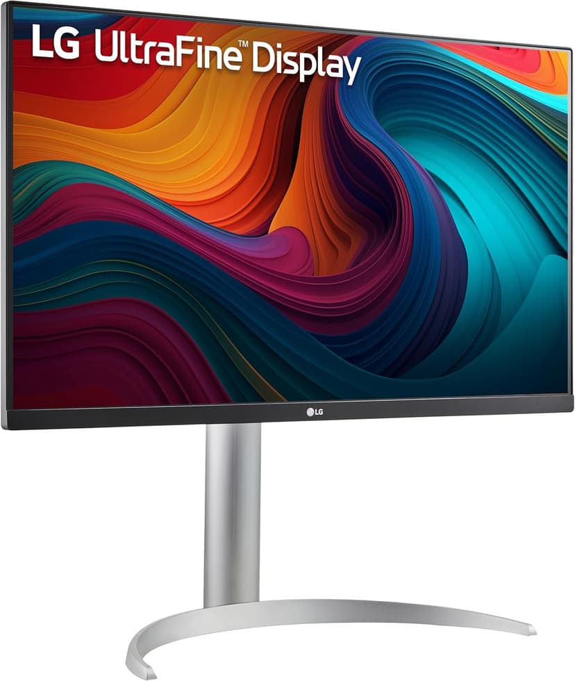 LG 27UP650K-W 27-inch Ultrafine 4K UHD (3840 x 2160) IPS Computer Monitor, 60Hz, 5ms, DisplayHDR 400, Reader Mode, Flicker Safe, HDMI, DisplayPort, Tilt/Height/Pivot Adjustable Stand, White