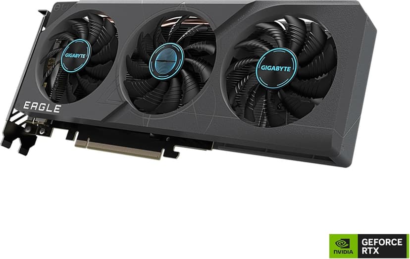 GIGABYTE GeForce RTX 4060 Eagle OC 8G Graphics Card, 3X WINDFORCE Fans, 8GB 128-bit GDDR6, GV-N4060EAGLE OC-8GD Video Card