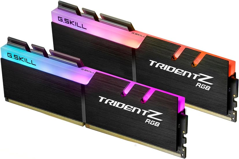 G.SKILL Trident Z RGB Series (Intel XMP) DDR4 RAM 32GB (2x16GB) 3600MT/s CL18-22-22-42 1.35V Desktop Computer Memory UDIMM (F4-3600C18D-32GTZR)