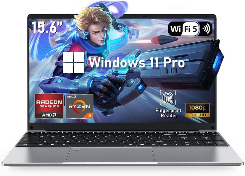 Gaming Laptop,15.6 Inch Laptop Computer,16GB RAM 1TB SSD,AMD Ryzen 5 7430U (up to 4.3Ghz,Beat 5700U),AMD Radeon Graphics,15.6”FHD 1920 * 1080 Display,WiFi 5,BT5.0,Backlit Keyboard