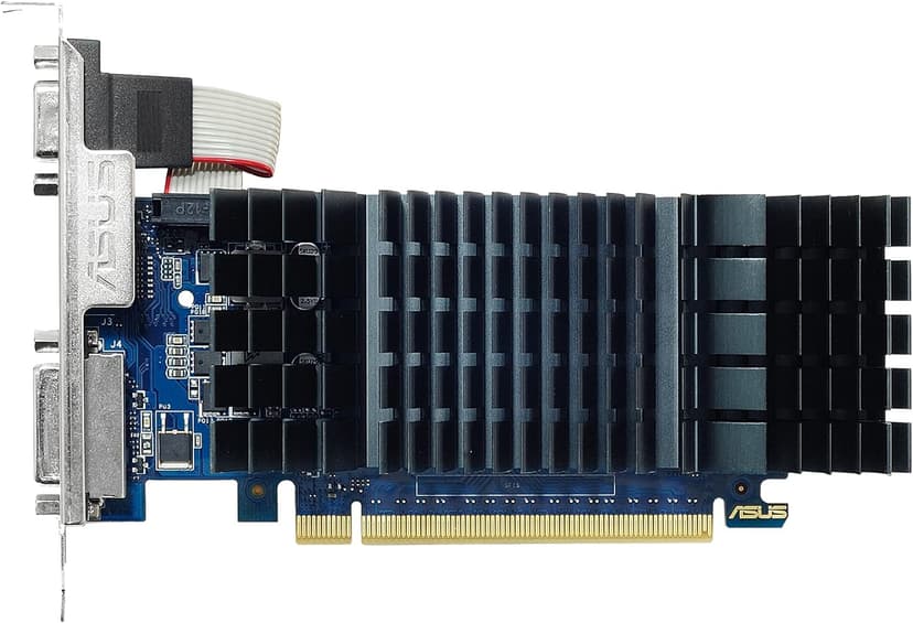 ASUS GeForce GT 730 2GB GDDR5 Low Profile Graphics Card for Silent HTPC Builds (with I/O Port Brackets)