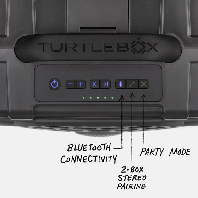 Turtlebox Original Gen 3: Portable Outdoor Bluetooth Speaker – Ultra-Loud (120dB), Waterproof (IP67), Rugged, Impact-Resistant, 3-Day Battery | Party Mode: Unlimited Pairing Stereo, Gray/Hot Pink