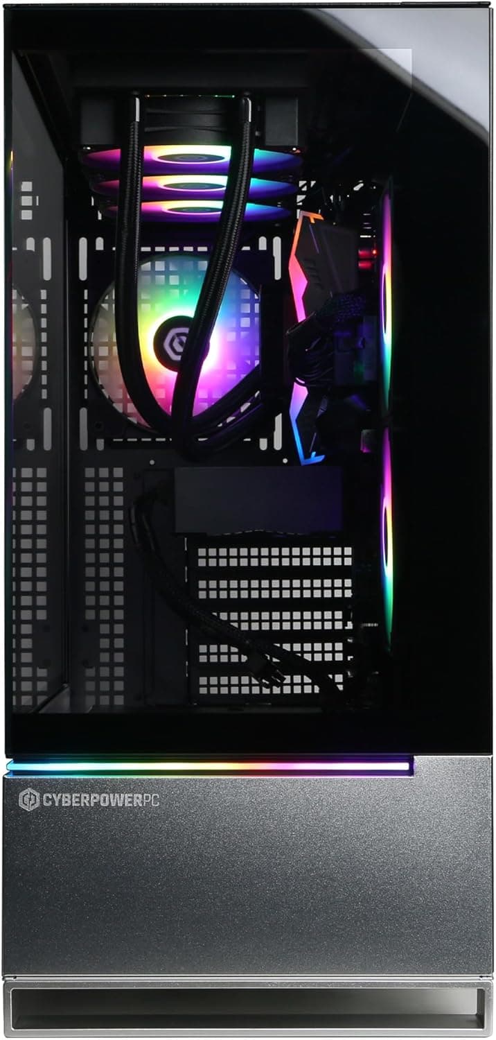 CyberPowerPC Gamer Supreme Gaming PC, AMD Ryzen 9 9950X3D 4.3GHz, Radeon RX 9070 XT 16GB, 64GB DDR5, 4TB PCIe 4.0 SSD, WiFi Ready & Windows 11 Home (SLCAI23000A2)