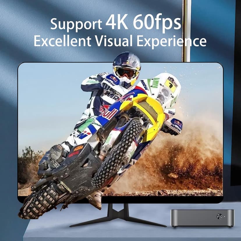 DreamQuest Mini Pc Windows 11 Pro Preloaded, Intel 12th N95 (up to 3.4GHz) Mini Desktop Computers with 16GB RAM 512GB M.2 SSD, Support 4k@60Hz,WiFi 5, Bluetooth4.2, USB3.2 * 4, Dual LAN, HDMI*3