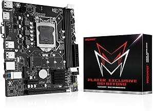 MACHINIST H61 LGA 1155 (Intel 2th/3th Gen) Gaming Motherboard, Flex-ATX Computer Motherboards Support PCIe 2.0, 100M LAN, DDR3, SATA M.2 for Intel i3,i5,i7/Xeon E3 V2/Pentium